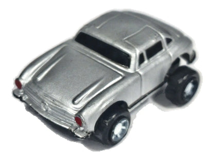 MERCEDES-BENZ 300 SL, Hasbro 1989-1992, Die cast, Srebrny, 1:75, Resoraki