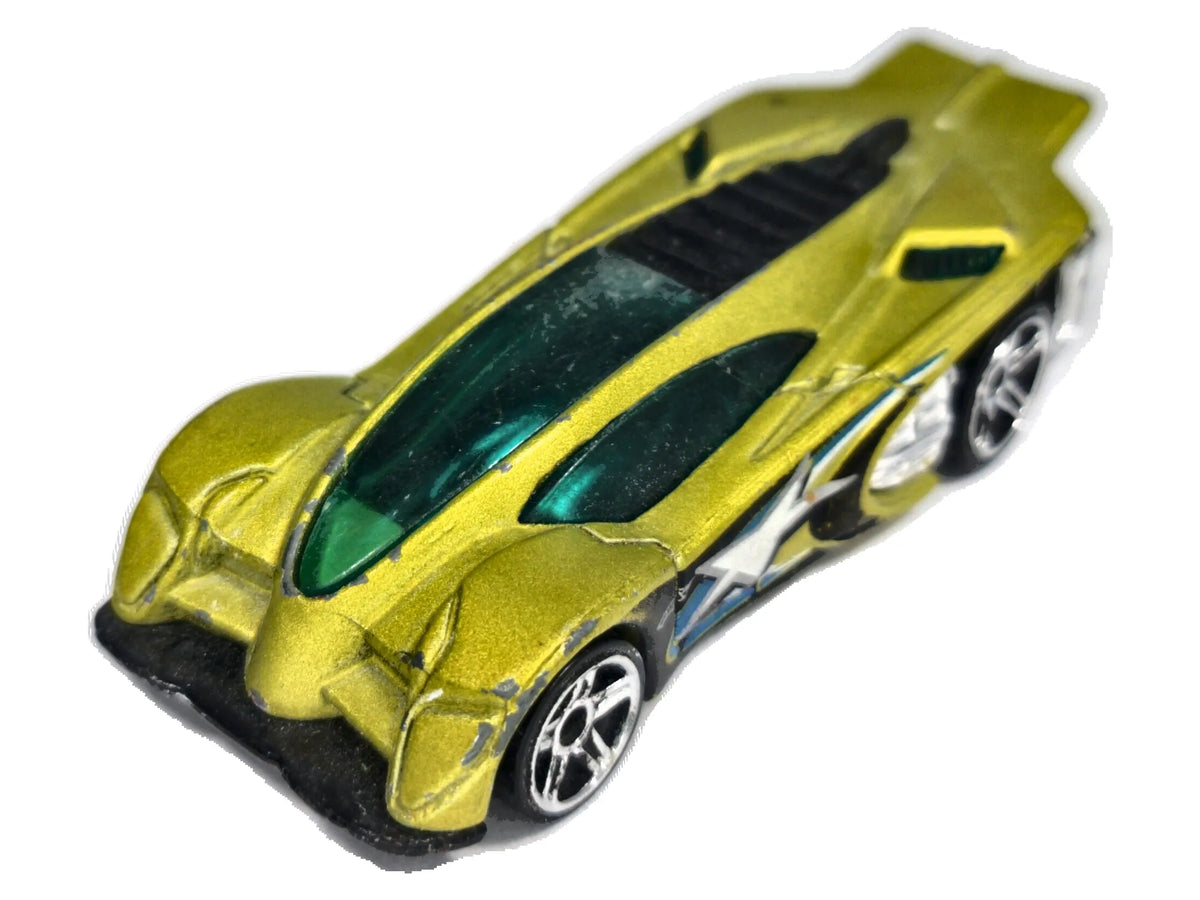 Side Draft Hot Wheels 2001 Złotozielony 1:64