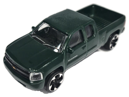 CHEVROLET SILVERADO, Majorette, Die cast REF:217E, Zielony, 1:71, Resoraki