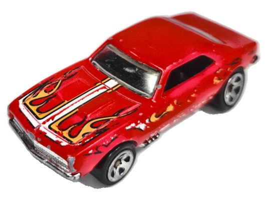 '67 Camaro Hot Wheels 2016 HW Flames 1:64 Luzak Czerwony Muscle Car