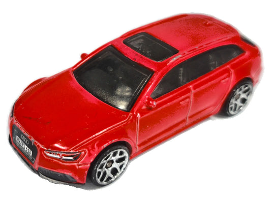 Audi Rs 6 Avant Kombi Hot Wheels 2017 Czerwony 1:64