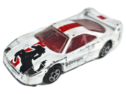 Ferrari F40 Matchbox 1988 1:59 Luzak Biały