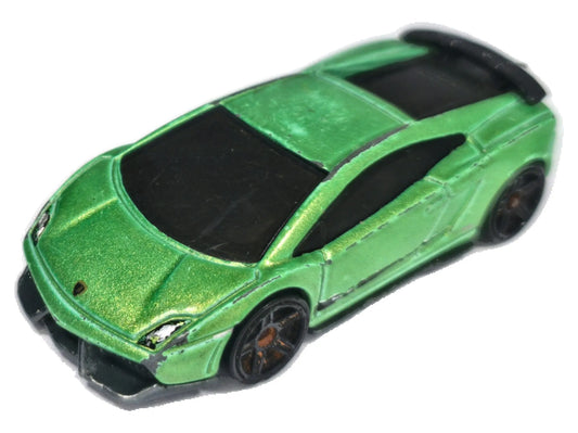 Lamborghini Gallardo Lp 570-4 Hot Wheels 2010 1:64 Luzak Zielony