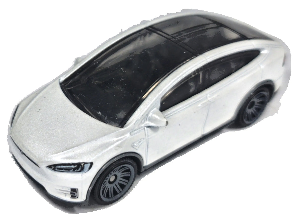 Tesla Model X Matchbox 2021 Mainline 1:64 Luzak Biały