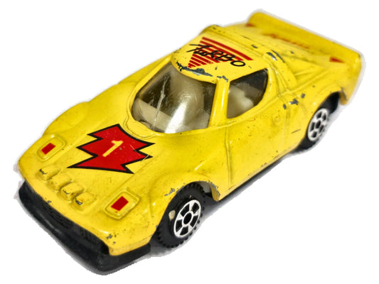 LANCIA STRATOS TURBO #1, Summer, Die cast, Żółty, 1:52, Resoraki