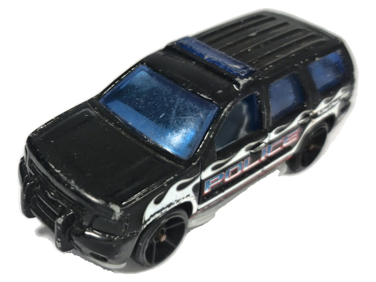 Chevrolet Tahoe Hot Wheels 2006 1:64 POLICE Luzak Czarny Policja