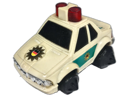 BMW 3 VINTAGE POLIZEI, 1983, Made in Hong Kong, Die cast 22831, Biały, 1:64
