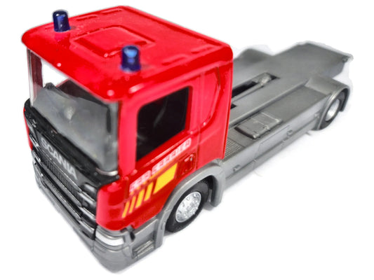 Scania R Series Straż pożarna Welly Czerwony 1:50 Made in Germany