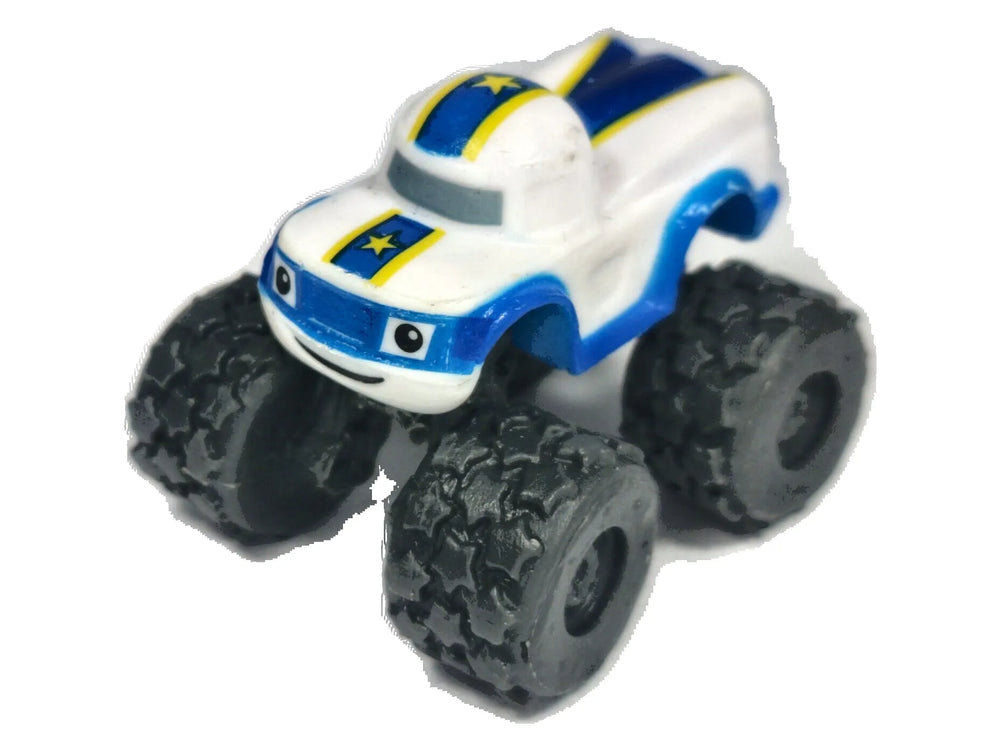 DARINGTON, BLAZE I MEGA MASZYNY, Fisher Price Viacom 2018, Biały, 1:64