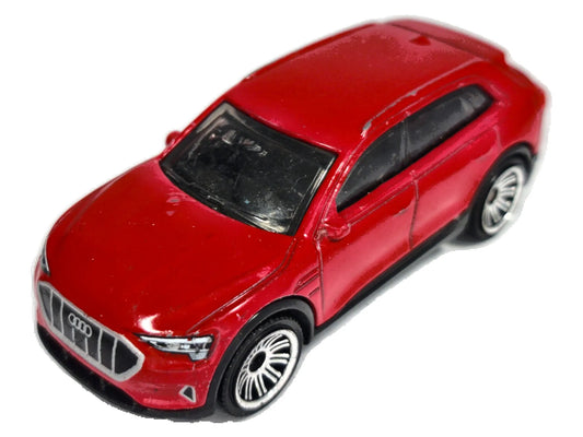 AUDI E-TRON QUATTRO, Matchbox 2021, Die cast MB1299, Czerwony 1:64 Resoraki