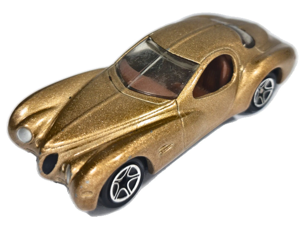 CHRYSLER ATLANTIC, Matchbox 1997, Die cast, Złoty, 1:64, Resoraki