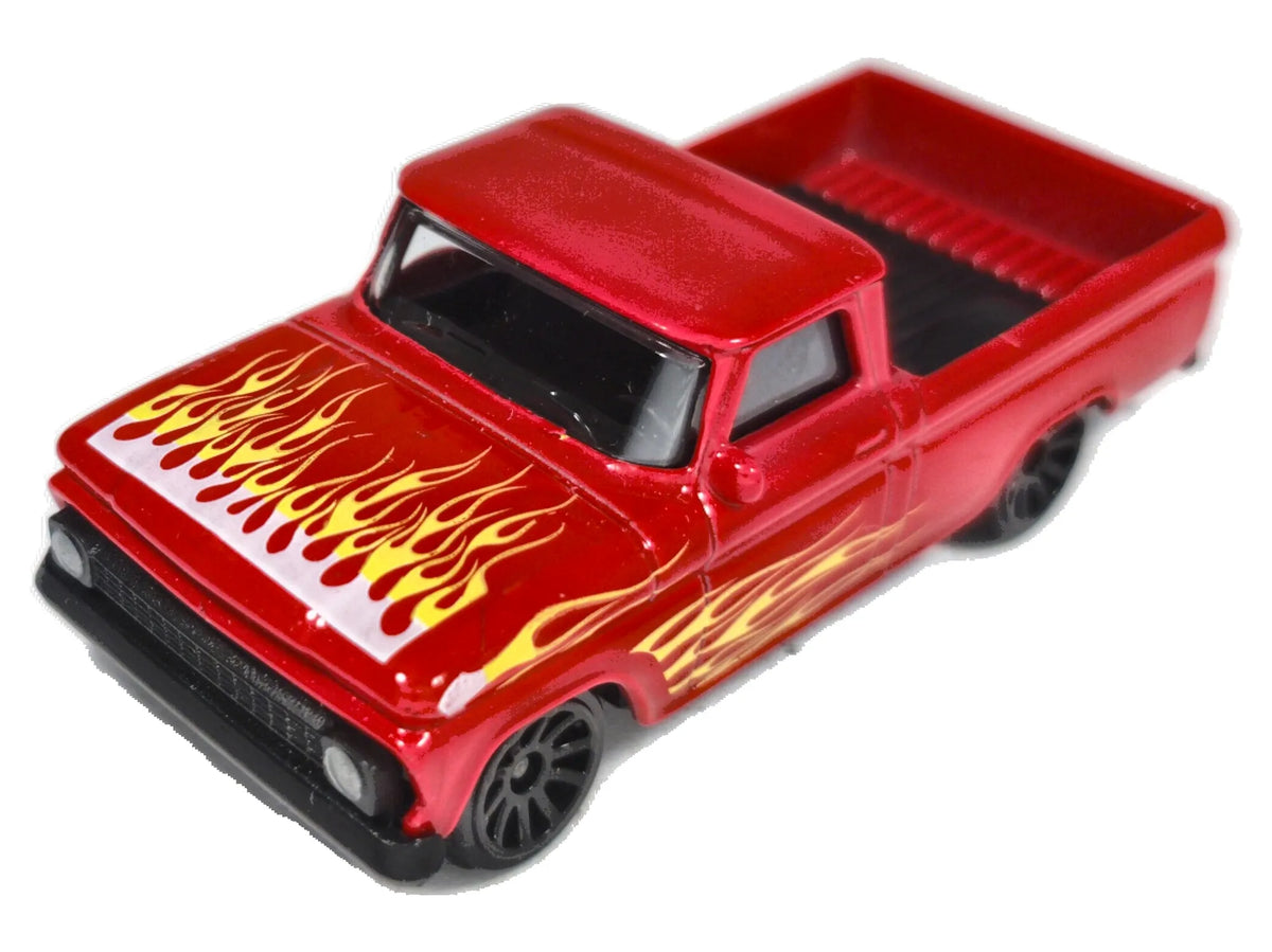 Chevrolet C10 Majorette 1:66 Pickup Czerwony Rod Squad