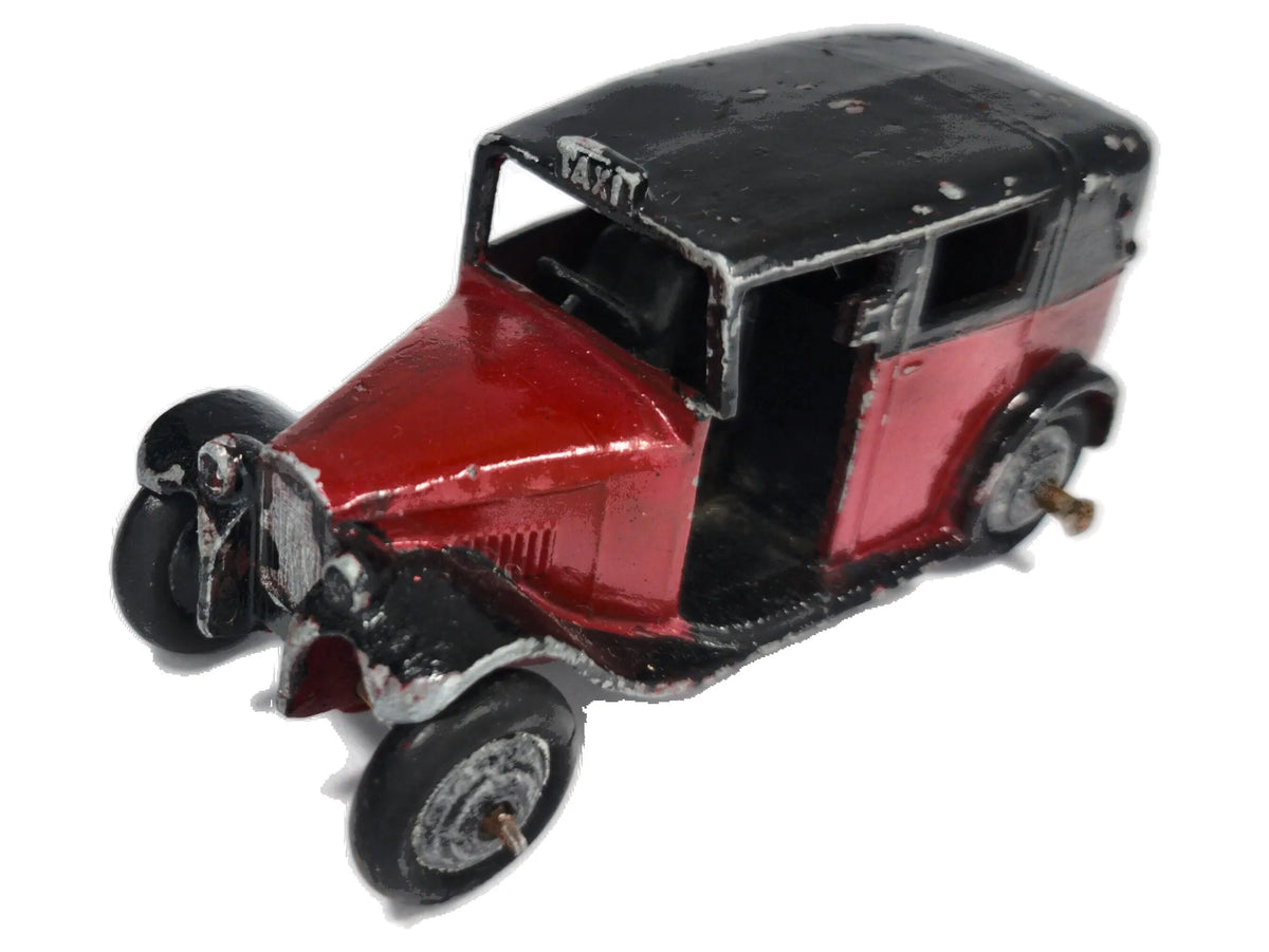 GRAHAM SEDAN TAXI Tootsie Toy 1936 Czerwony 1:55 Made in United States
