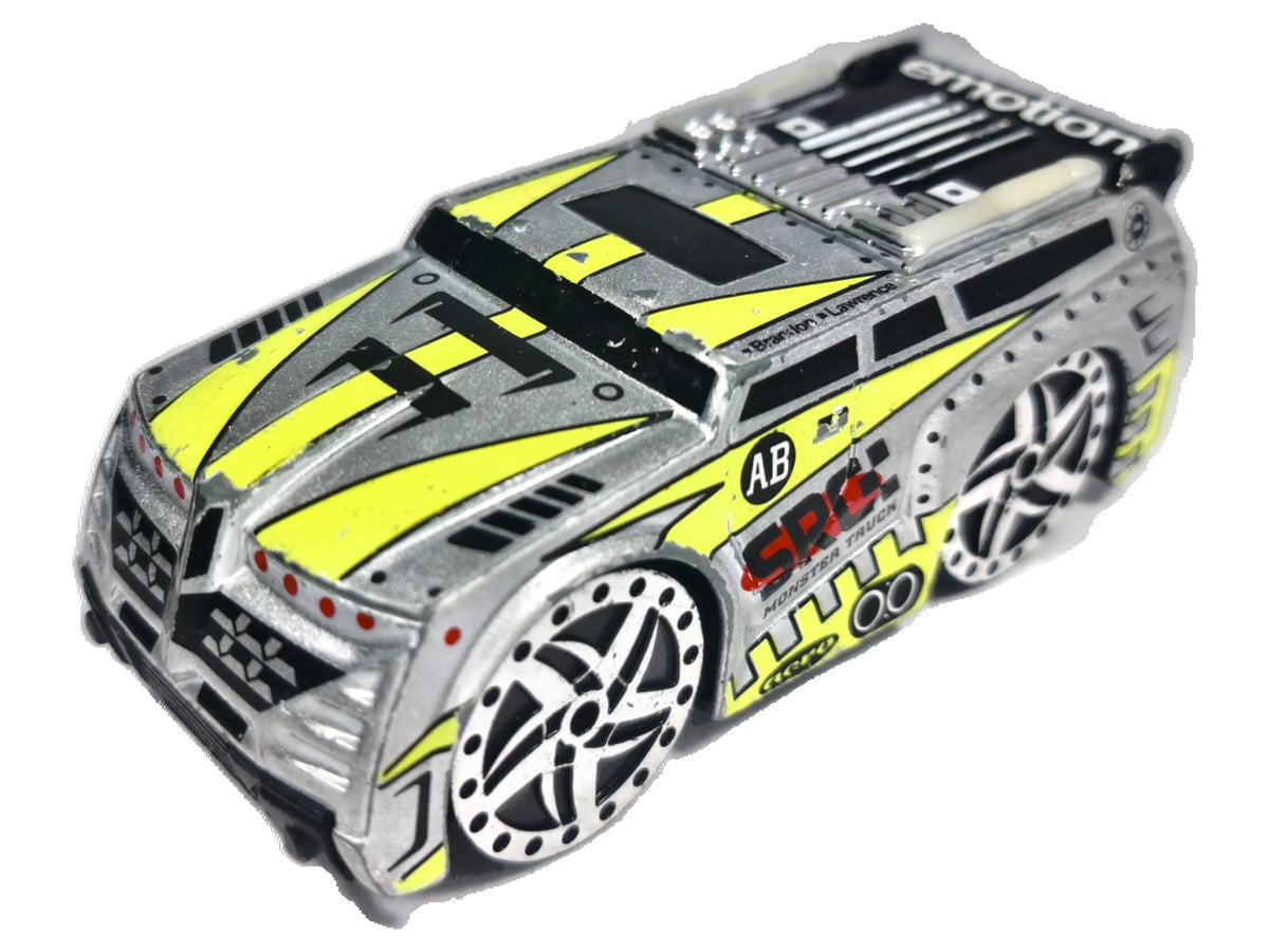 SRCK TURBO MONSTER TRUCK, Realtoy, Die cast, Srebrny, 1:64, Resoraki