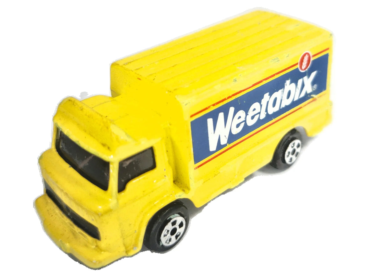 LEYLAND TERRIER TRUCK, Weetabix, Corgi, Die cast, Żółty, 1:64, Resoraki