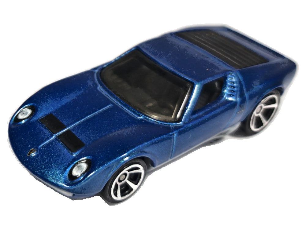 '71 LAMBORGHINI MIURA P400SV Hot Wheels 2017 Niebieski 1:64