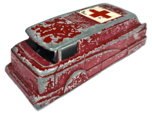 AMBULANS Midgetoy 1950 Czerwony 1:40 Made in United States