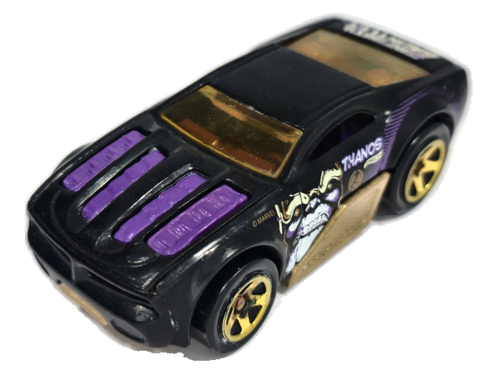 HORSEPLAY THANOS MARVL, Hot Wheels 2004, Die cast L28 Czarny 1:64, Resoraki