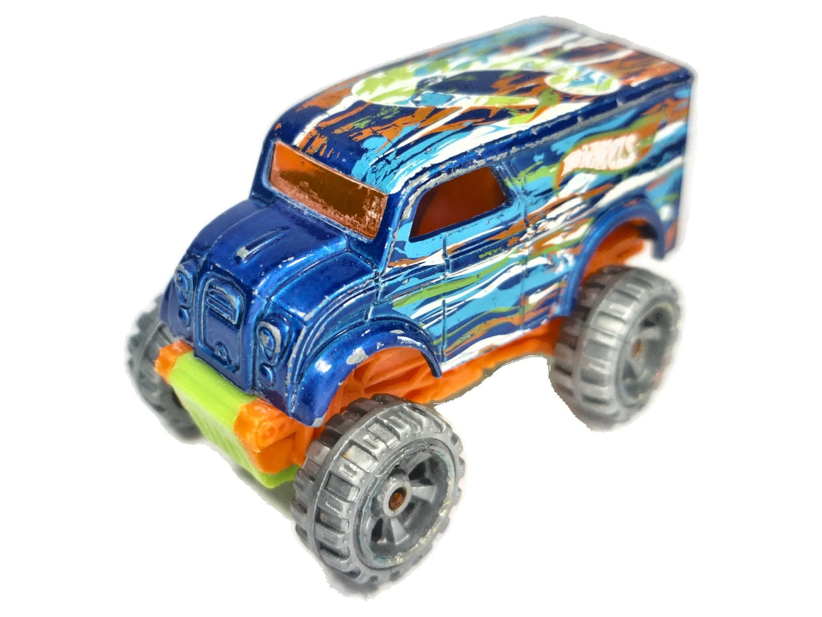 DAIRY DELIVERY, HW Art Cars, Hot Wheels 2012, Die cast 1, Niebieski, 1:64