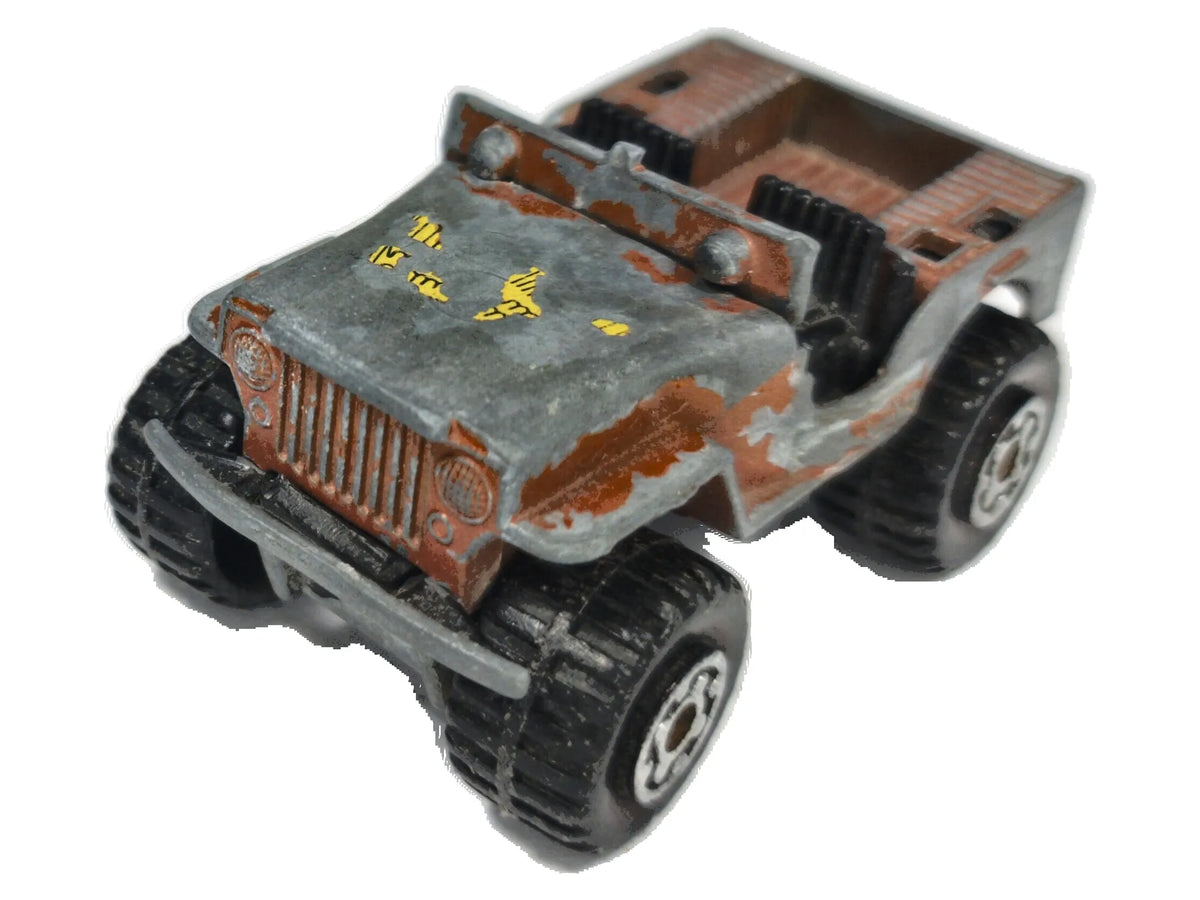 4X4 Jeep Matchbox 1981 1:64 Jeep Luzak Szary