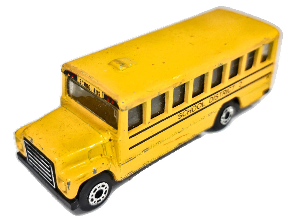 SCHOOL BUS / SCHOOL DISTRICT 2 Matchbox 1985 Żółty 1:120