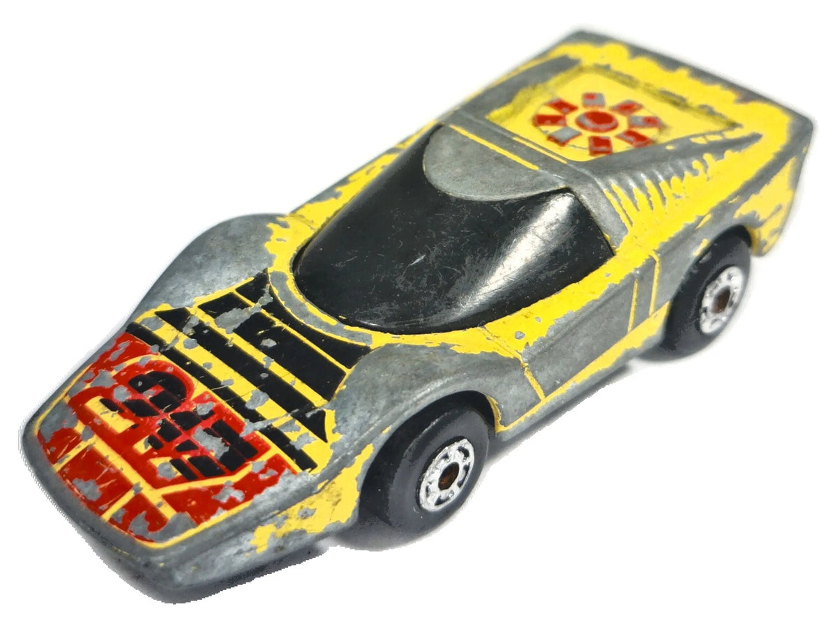 SUPER G.T., Matchbox 1985, Vintage Die cast BP 31/32, Szary, 1:64, Resoraki