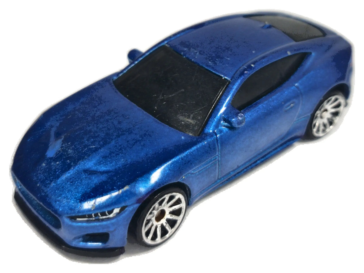 JAGUAR F-TYPE, Hot Wheels 2020, Die cast GRY29, Niebieski, 1:64, Resoraki