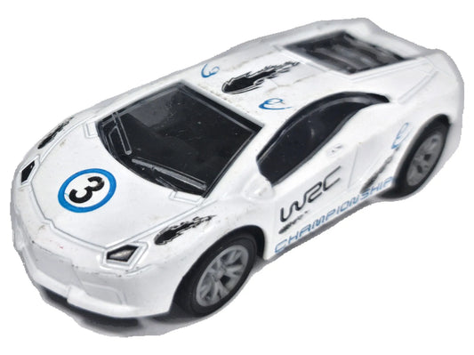 Jak Lamborghini Gallardo Unbranded 1:55 Coupe WRC 3 Luzak Biały Sportowy