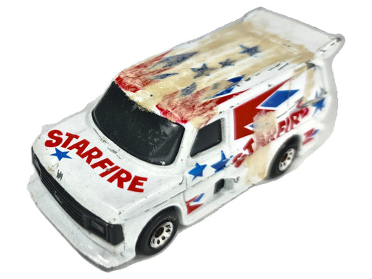 Ford Supervan II Matchbox 1982 Superfast 1:64 Furgonetka STARFIRE Luzak