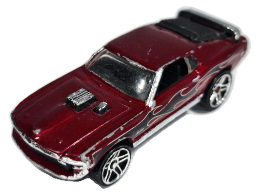 Mustang Mach 1 Mainline Hot Wheels 1997 Bordowy 1:64
