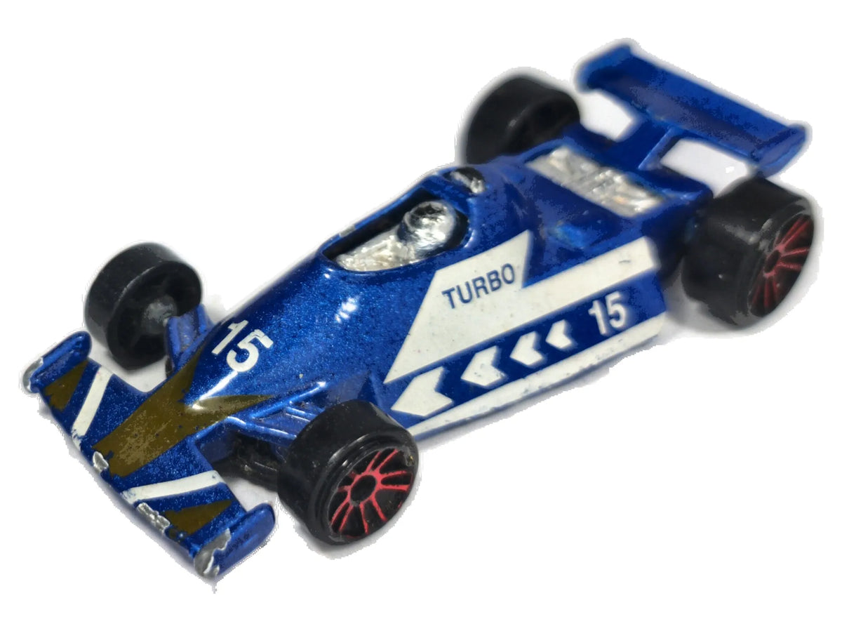 Bolid F1 Maisto 1:64 Bolid F1 TURBO Luzak Niebieski