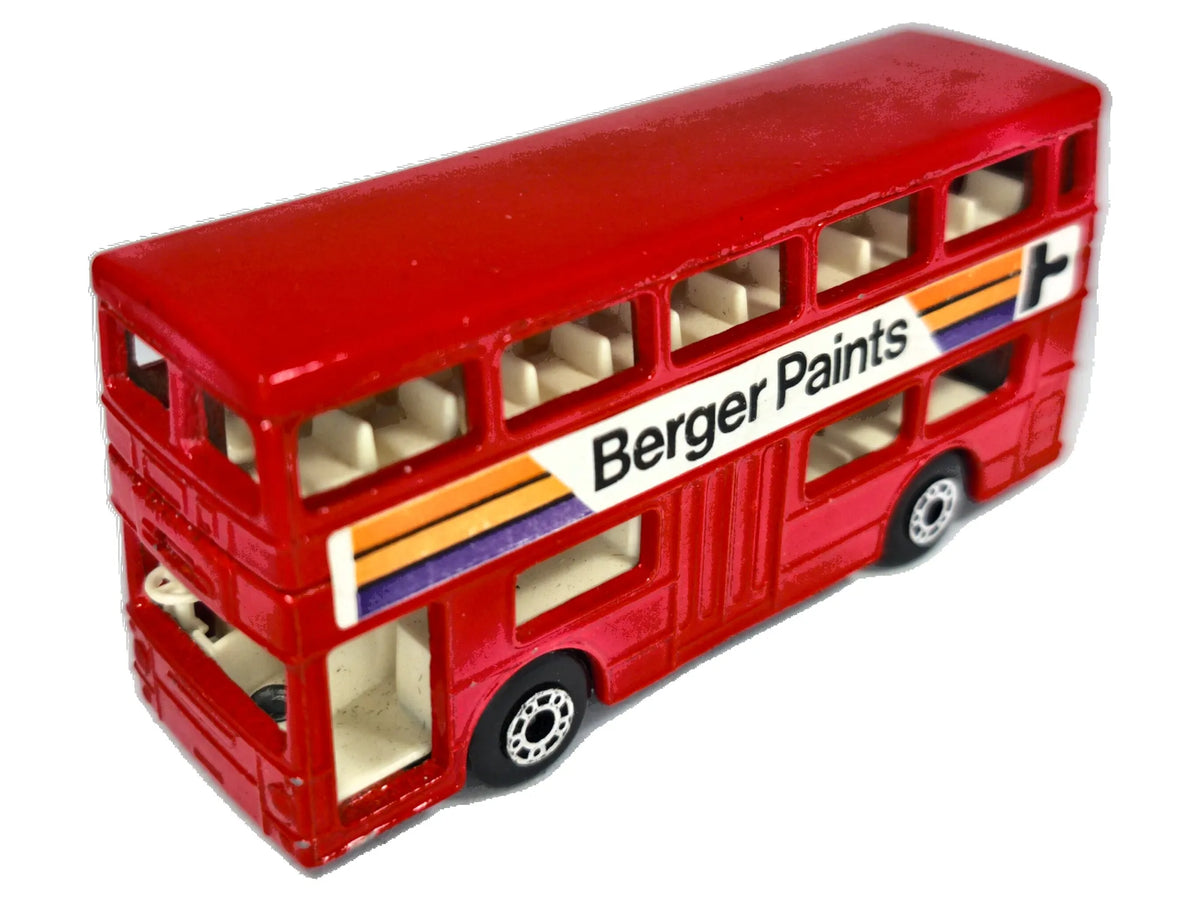 THE LONDONER Matchbox 1972 Czerwony 1:72 Made in England Berger Paints