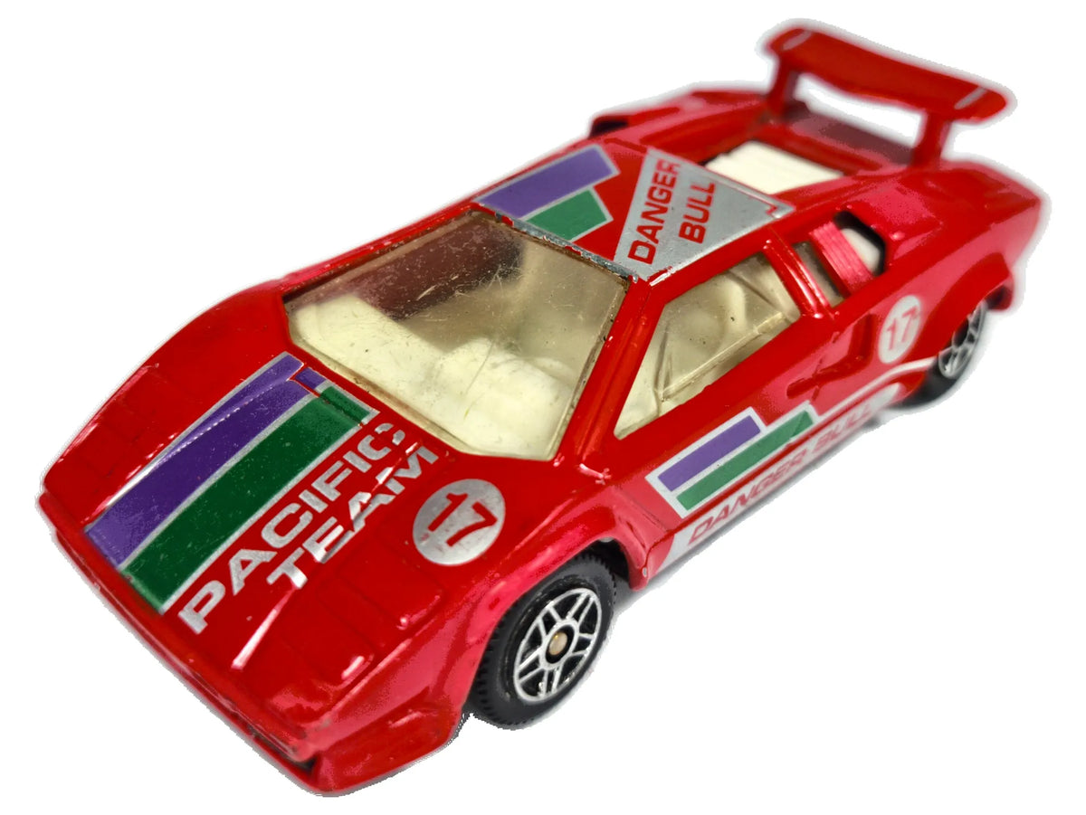 LAMBORGHINI COUNTACH, Yatming, Die cast YM9131, Czerwony, 1:41, Resoraki