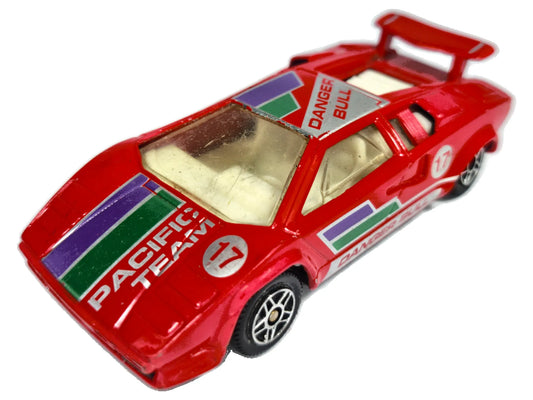 LAMBORGHINI COUNTACH, Yatming, Die cast YM9131, Czerwony, 1:41, Resoraki