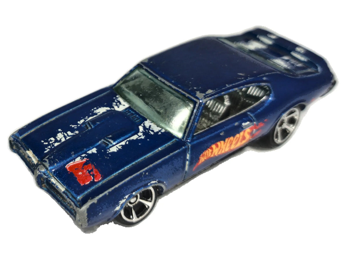 '69 Pontiac Gto Matchbox 1:60 Made in France Luzak Niebieski