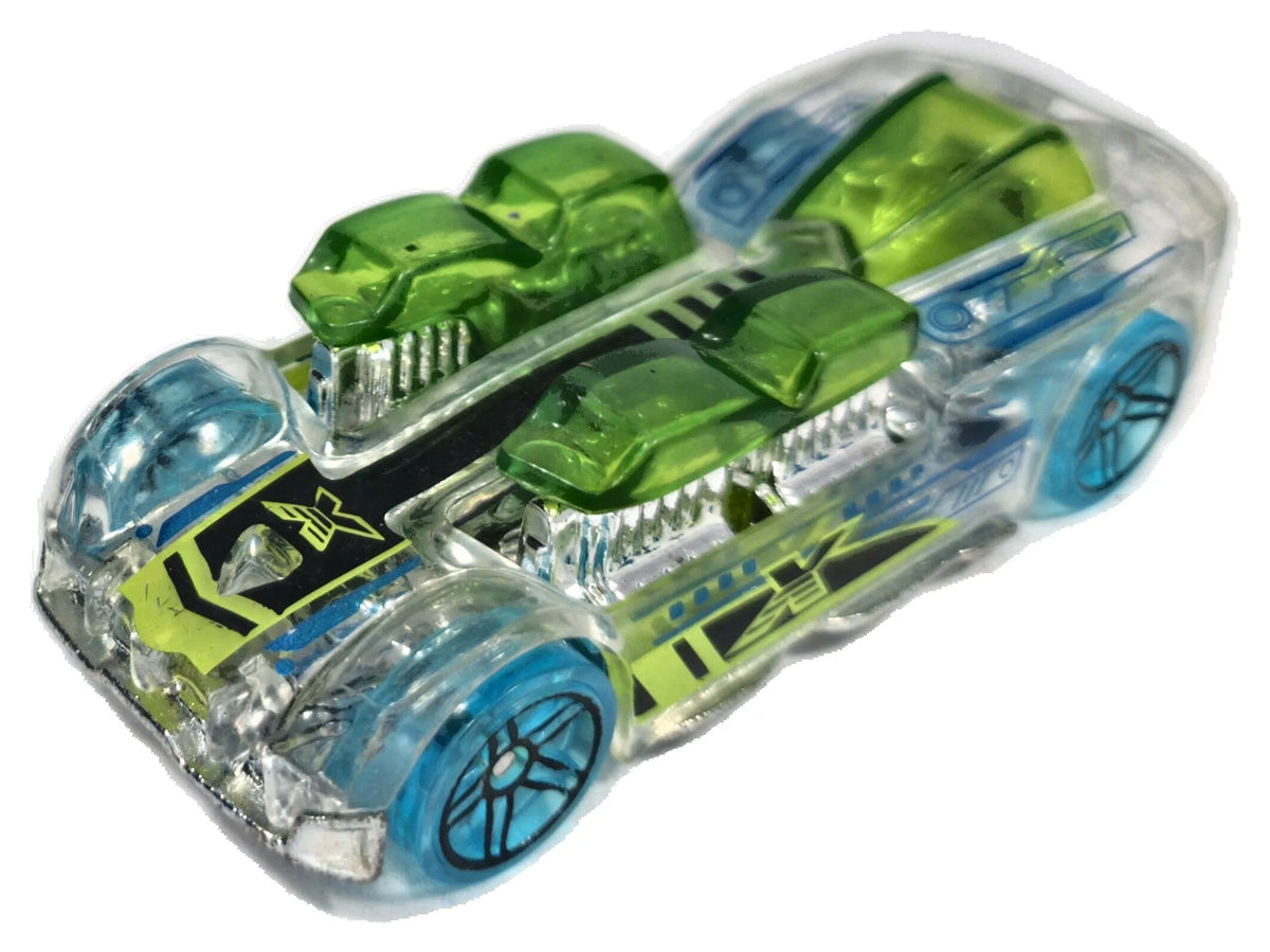 What-4-2 Hot Wheels 2003 X-Raycers 1:64 Luzak Przeźroczysty