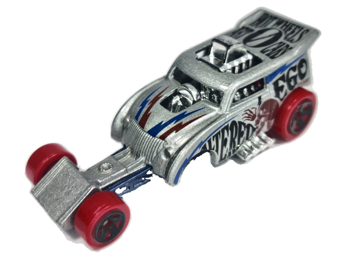 ALTERED EGO, HW Art Cars, Hot Wheels 2018, Die cast 1186, Srebrny, 1:64