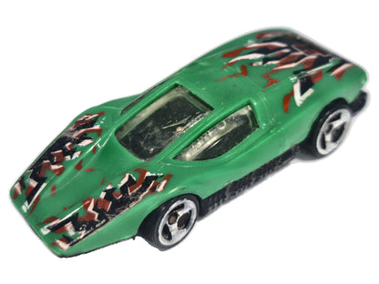 SILVER BULLET, Hot Wheels 1974, Vintage Die cast, Zielony, 1:64, Resoraki