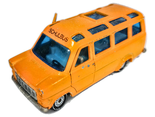 FORD TRANSIT School Bus SIKU '70 Pomarańczowy 1:55 Made in Germany 2xMetal