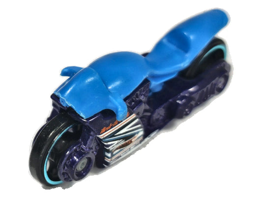 Street Stealth Hot Wheels 2014 HW Moto 1:64 Motocykl Luzak Fioletowy