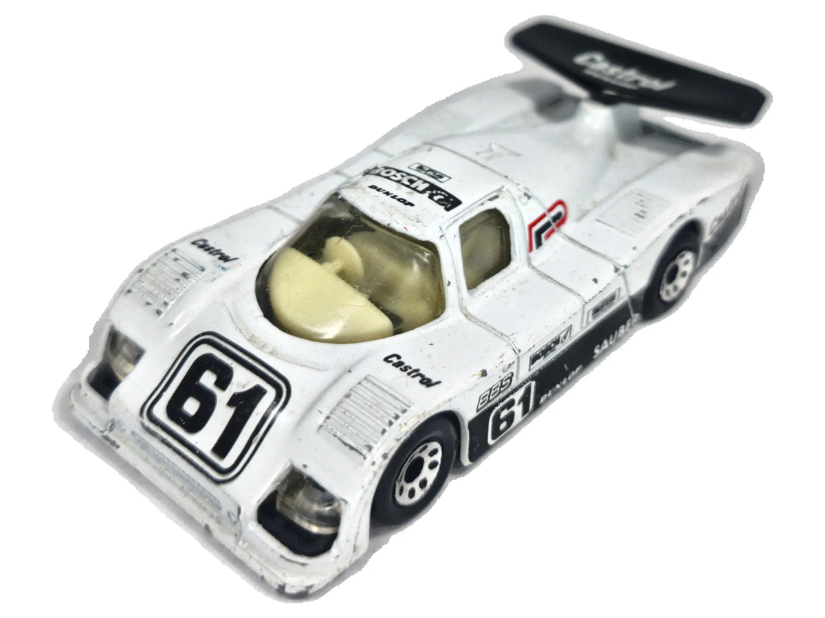 GROUP 'C' RACER, CASTROL, Matchbox 1984, Die cast, Biały, 1:64, Resoraki