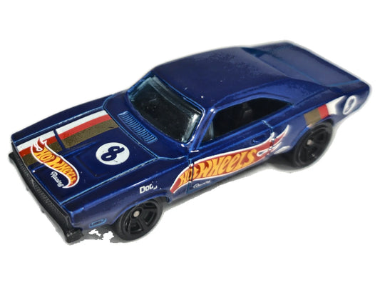Dodge Charger 1969 Hot Wheels 2004 1:64 DOC. Luzak Niebieski