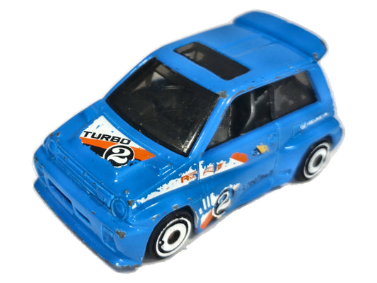 '85 Honda City Turbo Ii Hot Wheels 2017 Niebieski 1:64