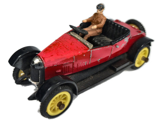 BULI NOSI MORRIS COWLEY Triang '70 Czerwony 1:42 Made in Northern Ireland