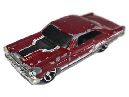 1966 Ford Fairlane GT Hot Wheels 1:64 Luzak Bordowy Muscle Car