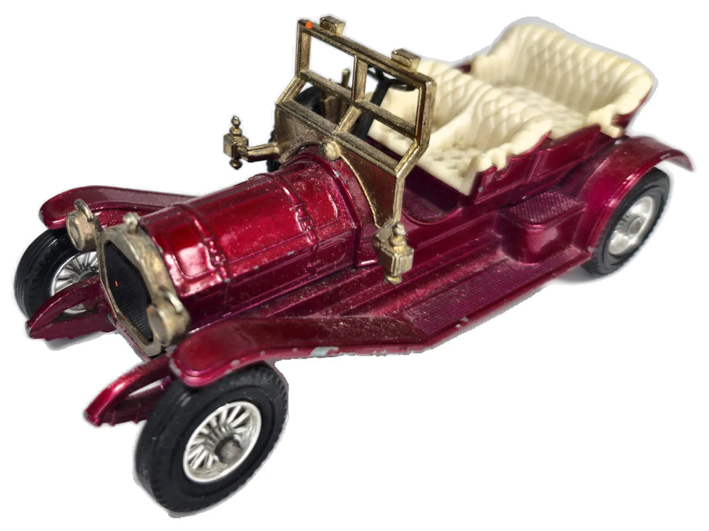 1909 THOMAS FLYABOUT Vintage Matchbox '70 Fuksja 1:36 Made in England