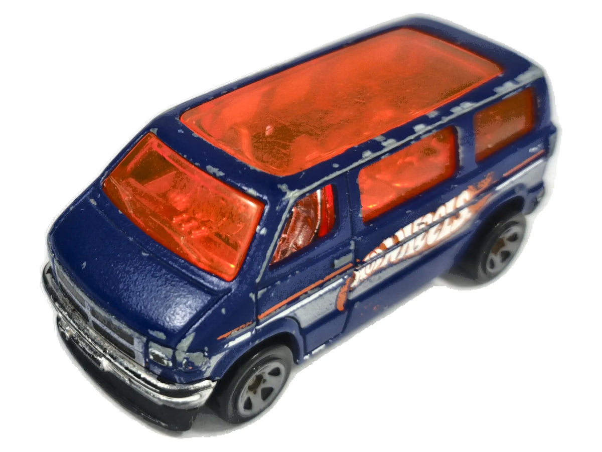 Dodge Van Hot Wheels 2020 1:64 Van Niebieski Familijny