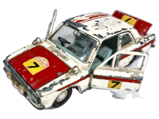 FORD CORTINA RALLY Dinky Toys Biały 1:36 Made in England