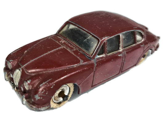 JAGUAR 3.4 LITRE Dinky Toys 1962 Bordowy 1:43 Made in England