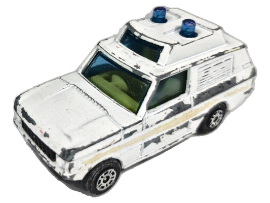 RANGE ROVER POLICE Corgi Juniors Corgi '80 Biały 1:55 Made in Gt Britain